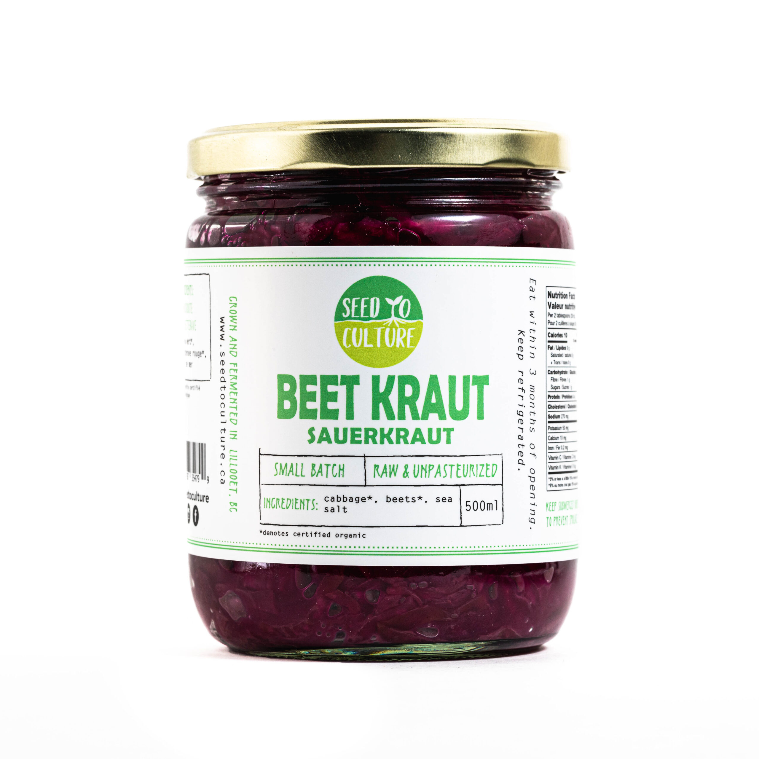 Beet Kraut Sauerkraut